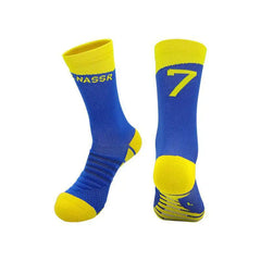 Professional soccer socks Training socks Star number football socks sports socks Men's socks Football socks Middle tube socks