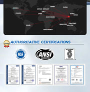 BROVA Whole House Water Filter System High Flow UF 1500L 0.01μm PVDF