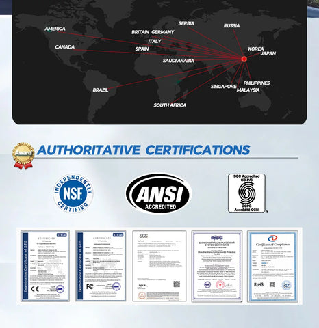 BROVA Whole House Water Filter System High Flow UF 1500L 0.01μm PVDF