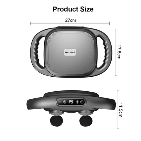 Fascia Gun Muscle Massager Gun High Frequency Back Waist Massage Machine Six-head Body Shoulder Professional Fascia Massage Gun