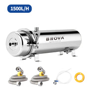 BROVA Whole House Water Filter System High Flow UF 1500L 0.01μm PVDF
