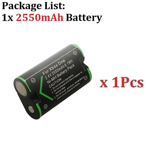 2550mah battery For Xbox One For Xbox One X / Xbox One S / Xbox One Elite Wireless controller battery for Xbox gamepads