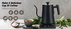 Electric Kettle Intelligent Constant Temperature Fine Mouthed Electric Kettle Hand Brewed Coffee Kettle Goose Neck Kettle