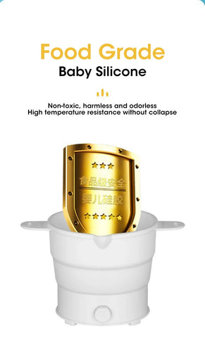 110V/220V Foldable Electric Cooker Mini Multifunction Household Dormitory Student Electric Rice Cooker Mini Electric Cooking Pot