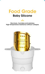 110V/220V Foldable Electric Cooker Mini Multifunction Household Dormitory Student Electric Rice Cooker Mini Electric Cooking Pot