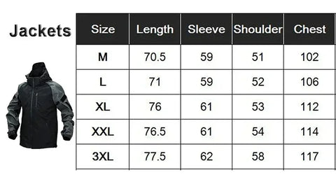 Tactical Waterproof Sets Men Wear Resistant Combat Training Suit Outdoor Multi-pocket Uniform Airsoft Camping Hiking Tracksuit