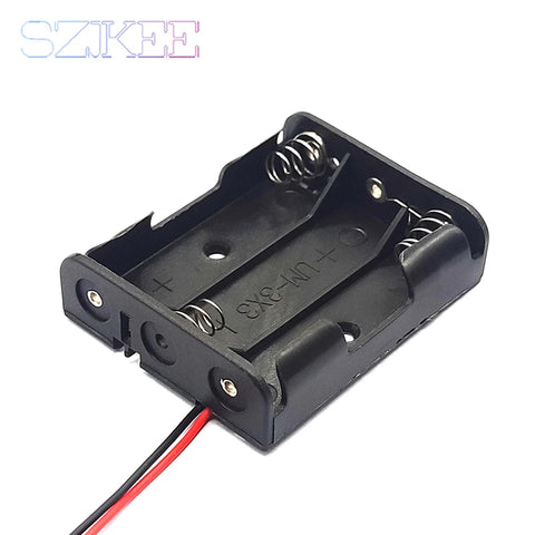 AA Battery Case AA Battery Box 1/2/3/4 Slot AA Battery Holder 14500 AA Storage Box DIY With Leads Series Connection