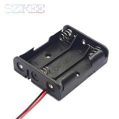 AA Battery Case AA Battery Box 1/2/3/4 Slot AA Battery Holder 14500 AA Storage Box DIY With Leads Series Connection