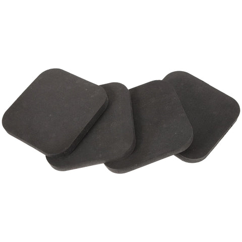 4 Pcs Shock Absorbing Pad Treadmill Mat Exercise Equipment Mat Rubber Gym Flooring Pads Under Treadmill Workout Pads Yoga Mats