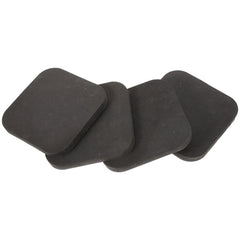 4 Pcs Shock Absorbing Pad Treadmill Mat Exercise Equipment Mat Rubber Gym Flooring Pads Under Treadmill Workout Pads Yoga Mats