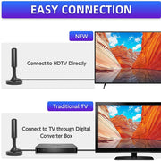 Digital TV Antenna Hd External Internal Magnetic Base With Magnet Television Tv for Living Room-Fast Delivery for All TV