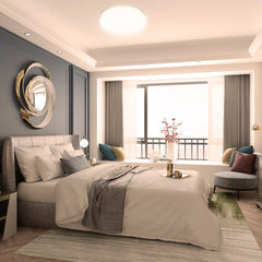 Round LED Ceiling Light Modern Home Decorative Ceiling Lighting Fixture 18/24/36/48W Living Room Bedroom Indoor Kitchen Lighting