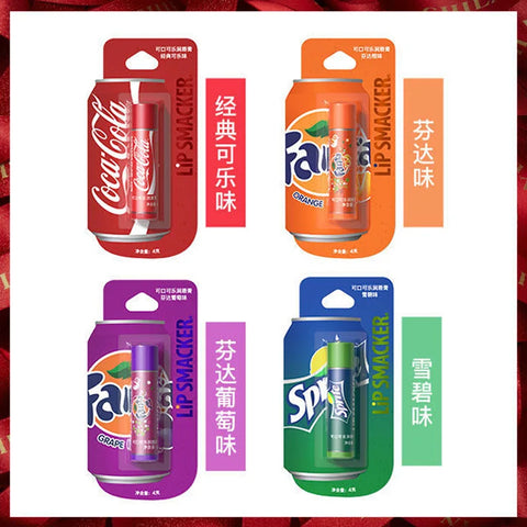 1piece 4g Coca Cola lipstick moisturizes softens and reduces lip lines Skin care