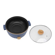 800W Electric Cooker 2.5L 3 Speed Control Single Layer Electric Pot Multifunctional Cooker Home Kitchen Cookware