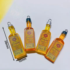 10Pcs Drink Alcohol Wine Bottle Charms for Pendant Jewelry