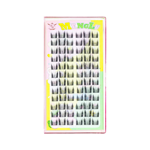 New Doll Lashes Extension Natural Cat Eye False Eyelashes Cosplay Makeup Cross Strip Eye Lashes Handmade Manga Anime Lash