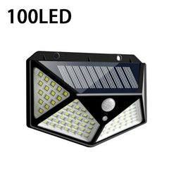 100 LED Solar Wall Lights Waterproof Outdoor Solar Lamp Wireless Solar Powered Sunlight Street Light for Garden Decoration