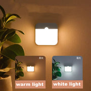 Motion Sensor Led Light Usb Charging Square Lamp for Bedroom Kitchen Stair