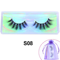 Wholesale 3D Mink Lashes Natural Wispy False Eyelashes Makeup Beauty Lashes in Bulk Volume Cilia Set