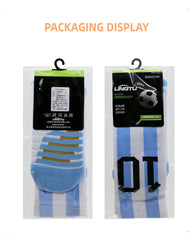 Professional soccer socks Training socks Star number football socks sports socks Men's socks Football socks Middle tube socks