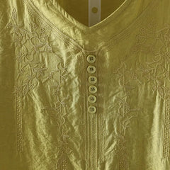 Women Clothing Streetwear Casual Fashion Elegant Cotton Linen Embroidery Vintage Clothes Tops Shirts for Women Tees