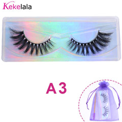 Wholesale 3D Mink Lashes Natural Wispy False Eyelashes Makeup Beauty Lashes in Bulk Volume Cilia Set