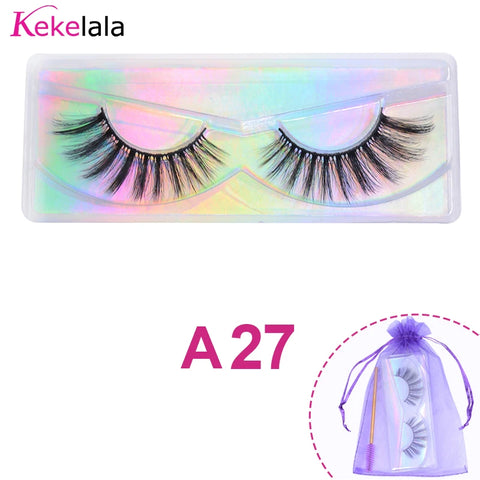 Wholesale 3D Mink Lashes Natural Wispy False Eyelashes Makeup Beauty Lashes in Bulk Volume Cilia Set