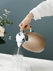 SUS304 stainless steel Roman kettle Vacuum insulated kettle Coffee kettle Household kettle Large capacity teapot camping kettle