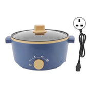 800W Electric Cooker 2.5L 3 Speed Control Single Layer Electric Pot Multifunctional Cooker Home Kitchen Cookware