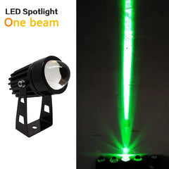 LED de pared para exteriores, iluminación de paisaje de 9W, 12W, 220V, rojo, verde, azul, RGB, IP66, impermeable, luces de un h