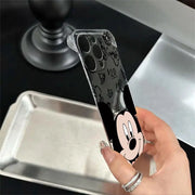 Clear Cover Case for iPhone 11 12 Pro Max 14 15 16 Plus Disney Minnie Mickey Cool