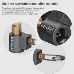 3000W Portable Camping Stove Foldable Mini Cooker Outdoor Pocket Stand Burner Lightweight Aluminum Gas Stove For Picnic Cooking