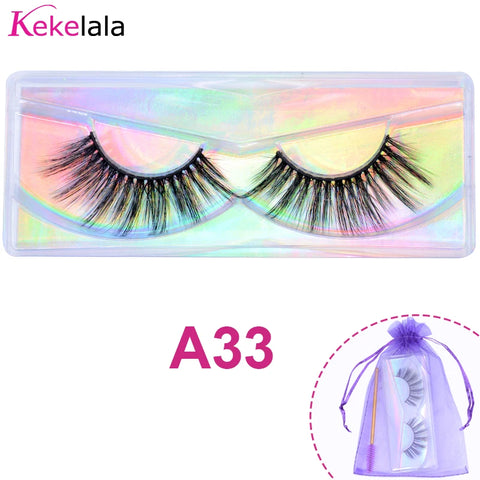 Wholesale 3D Mink Lashes Natural Wispy False Eyelashes Makeup Beauty Lashes in Bulk Volume Cilia Set