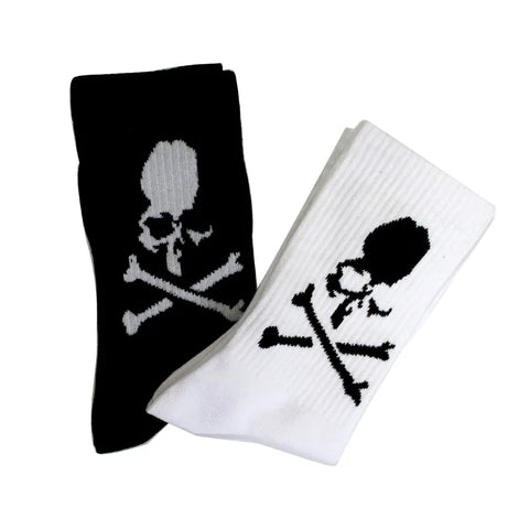 men women tube socks sport misfits skull rose designer creative novelty funny happy street style socks skateboard basketball