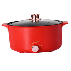 Electric Pot 2.3L 400‑800W 3 Gear Knob Control Non Stick Electric Hot Pot Electric Cooker
