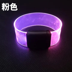 Silicone Sound Controlled LED Light Bracelet Led Light-emitting Bracelet Light Band Entertainment Party Wristband Halloween Belt