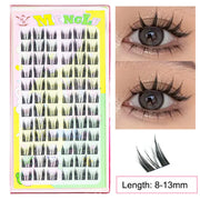 New Doll Lashes Extension Natural Cat Eye False Eyelashes Cosplay Makeup Cross Strip Eye Lashes Handmade Manga Anime Lash