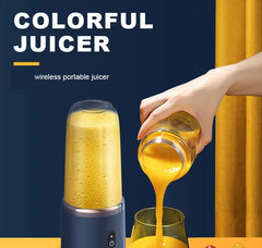 Portable Juicer Cup Smoothie Blender 6 Blade Blender Bottle  Household Fruit Juicer Cup USB Rechargeable Juicer Kitchen Tool