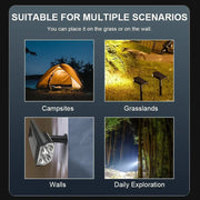 2LEDs RGB Solar Light Outdoors Landscape Spotlights Color Changing 2 In 1 Wireless Waterproof Solar Wall Lamp Patio Garden