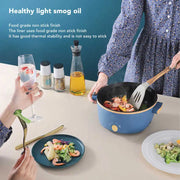 800W Electric Cooker 2.5L 3 Speed Control Single Layer Electric Pot Multifunctional Cooker Home Kitchen Cookware