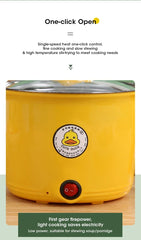 1.8l Multifunctional Cooker Hot Pot Multifunctional Student Dormitory Electric Electric Cooking Noodles Home Pot Stainless Steel