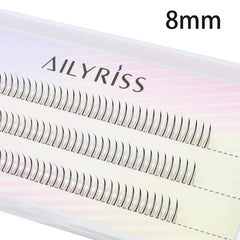 A/M Type A False Eyelashes 8-12mm Mix Fake Lashes Natural Fairy Lash Korean Makeup Individual Cluster Eye Lashes