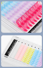 winky beauty Colorful 120pcs Cluster Lashes 40D Segmented Beam Natural D Curl Individual Mink Eyelashes Makeup Supplies at home