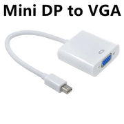 Mini DP to VGA Converter Cable 1080P Thunderbolt Mini DisplayPort Male to VGA Female Adapter For Apple Laptop PC Projector HDTV