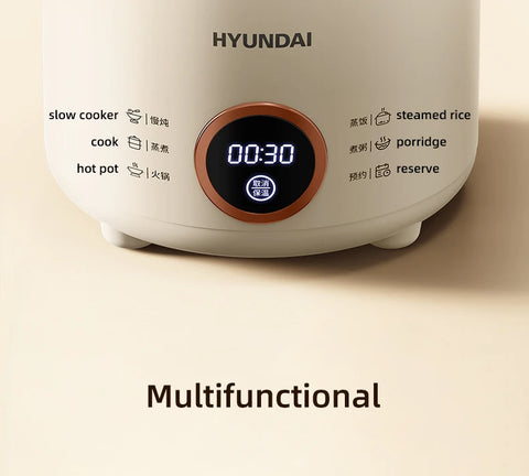 2.0L Rice Cooker Multifunctional Household Porridge Cooking Rice Cooker With Steamer Double Layer Non-Stick Electric Cooker 220V