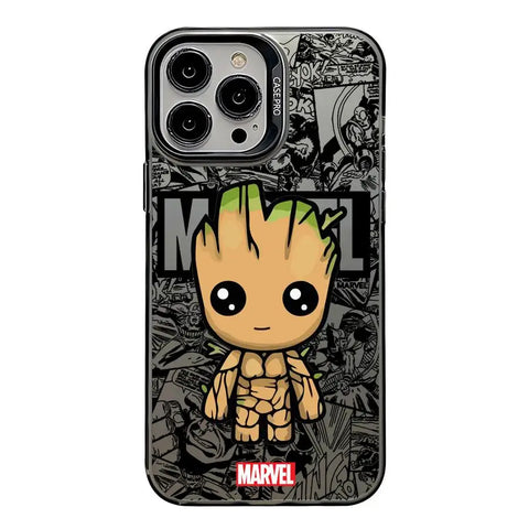Marvel Sipiderman Groot- Phone Case for iPhone 15 16 Pro Max 11 13 Pro 14 Plus 12 11Pro 15Pro Max Shockproof Soft Cover