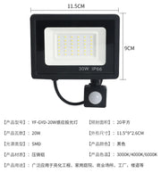 LED Floodlights 100W 50W 30W 20W 10W PIR Motion Sensor IP66 Waterproof LED 220V Hanging Exterior Outdoor Wall Lamp Spotlight