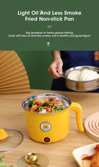 1.8l Multifunctional Cooker Hot Pot Multifunctional Student Dormitory Electric Electric Cooking Noodles Home Pot Stainless Steel