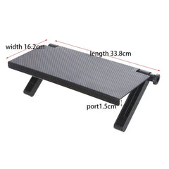 Adjustable Top Storage Shelf Convenient Rectangle Plastic Home Storage Rack Solid Color Television Stand Television