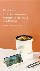 Home Student Dormitory Small Electric Cooker Electric Cooker Multifunctional Electric Cooker Small Mini Instant Noodles Pot